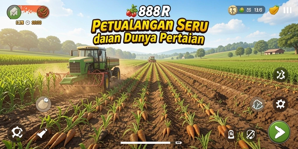 Tampilan menarik dari gameplay 888R yang penuh warna dan interaksi.