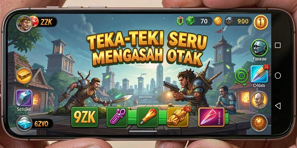 Tampilan gameplay 9ZK yang menantang dan seru.