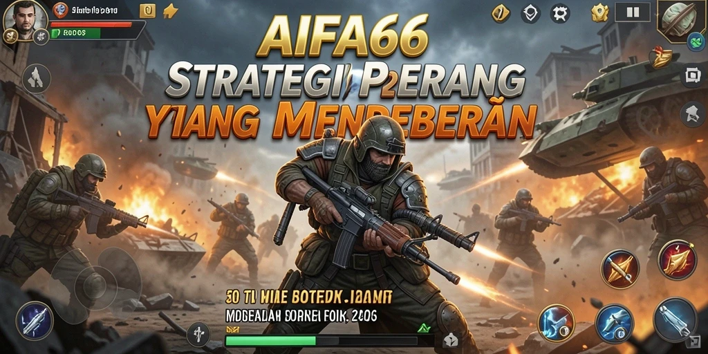 Tampilan strategi seru dalam AIFA66 yang menegangkan.