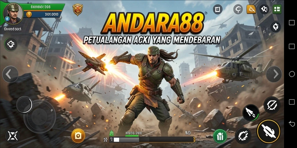 Tampilan menarik dari gameplay ANDARA88 dengan pertempuran yang mendebarkan.