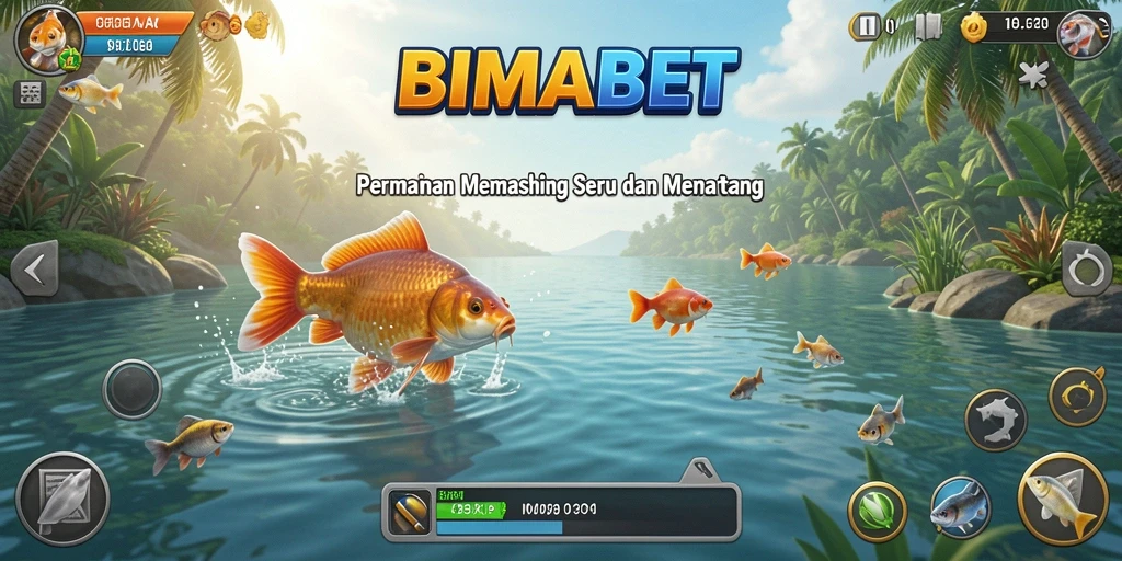 Tangkapan besar dan suasana memancing yang realistis di BIMABET.