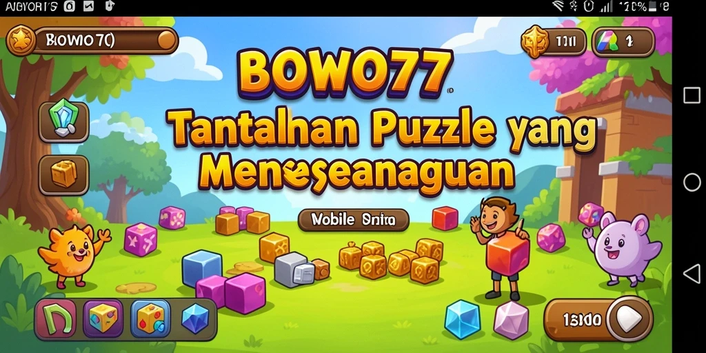 Tangkapan layar gameplay BOWO77 yang penuh warna dan menantang.