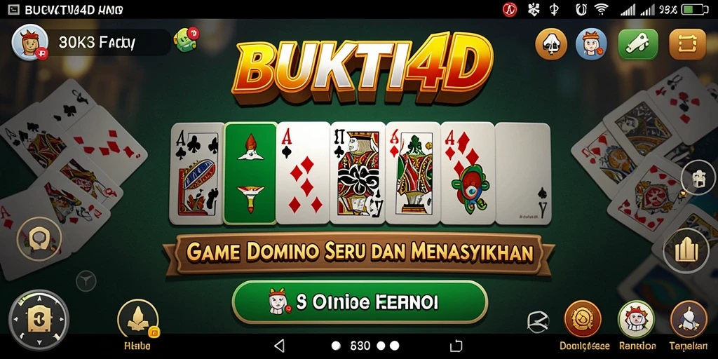 Tampilan antarmuka BUKTI4D yang menarik dan interaktif.