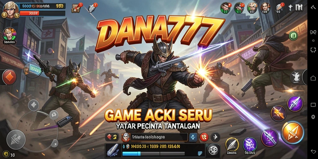 Tangkapan layar DANA777 menunjukkan aksi seru di tengah pertempuran.