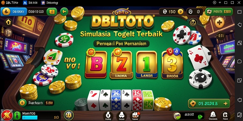 Tampilan gameplay DBLTOTO dengan interaksi pengguna yang menarik.