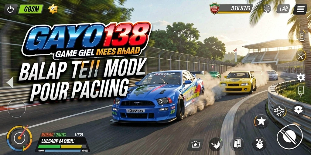 Gameplay seru GAYO138 dengan balapan yang mendebarkan.