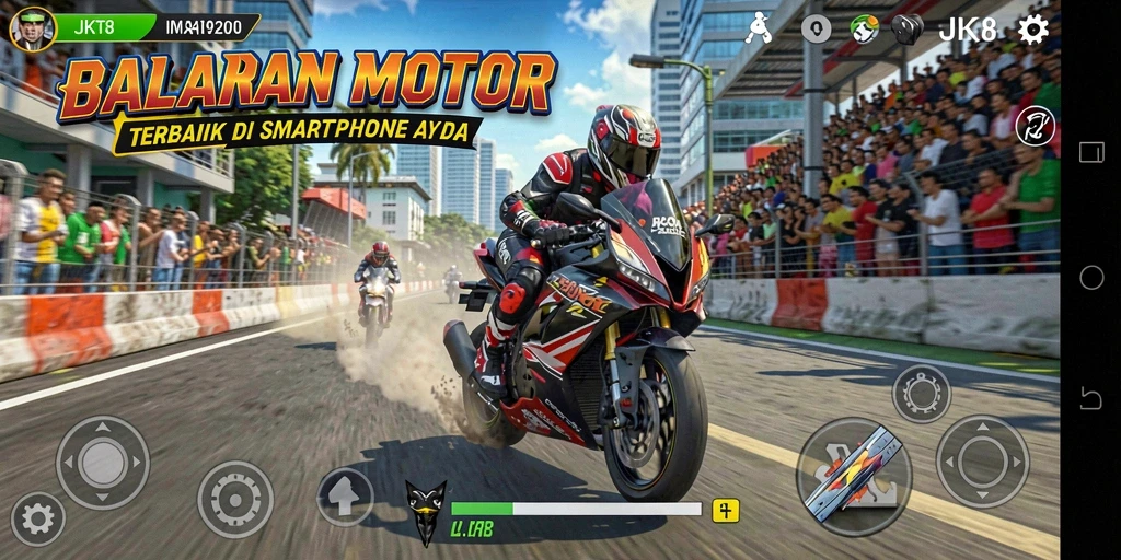 Gameplay seru dan grafis menawan di JKT8.