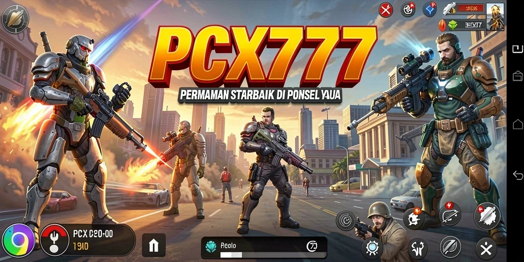Tampilan gameplay PCX777 yang seru dan menantang.