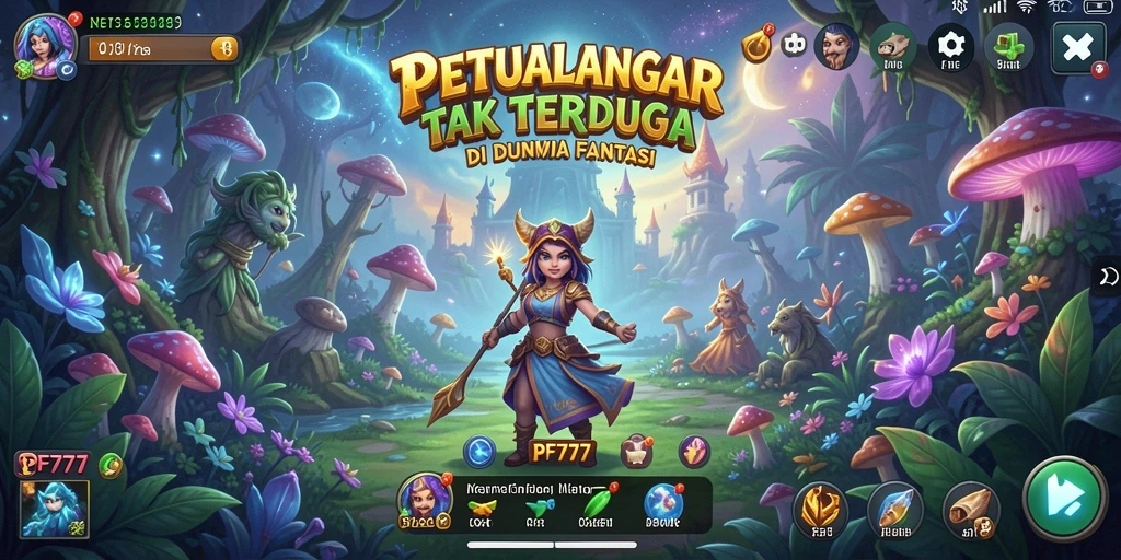 Menampilkan gameplay seru dan penuh tantangan di PF777.