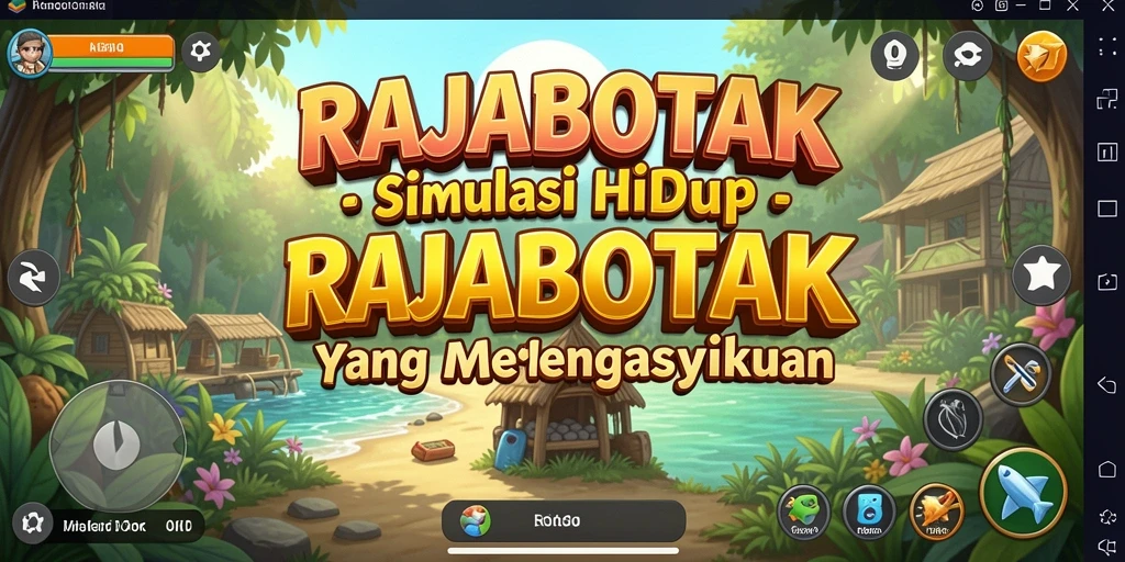 Tangkapan layar menunjukkan pengalaman gameplay RAJABOTAK yang mendalam.