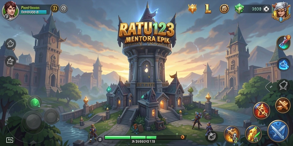 Screenshot gameplay menampilkan aksi intens dan strategi Tower Defense.