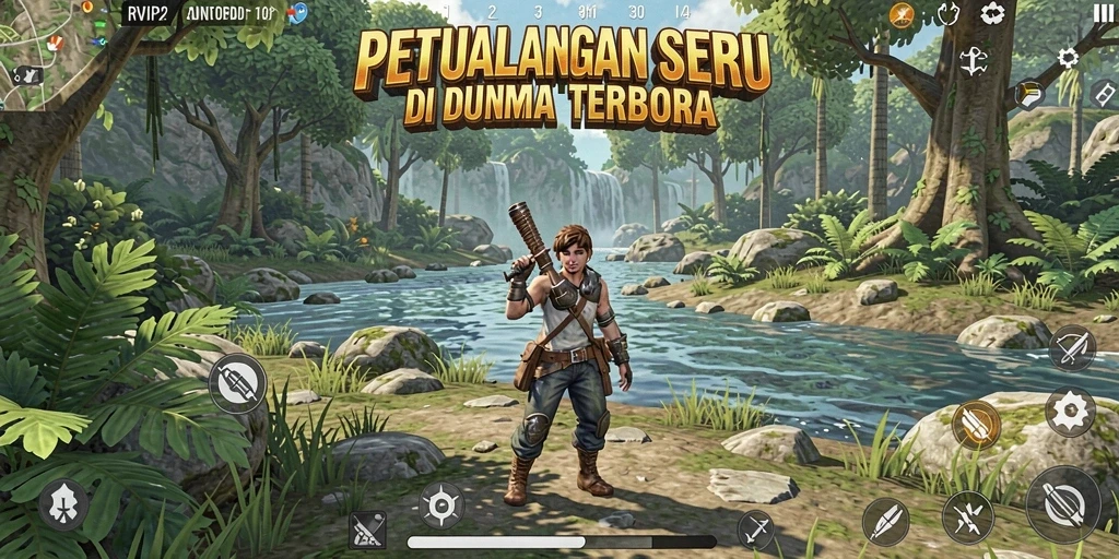 Tampilan gameplay RVIP2 yang penuh aksi dan eksplorasi.