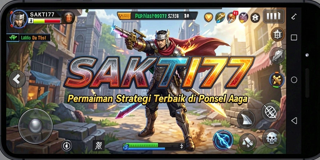 Screenshot menunjukkan aksi seru dalam SAKTI77 dengan strategi SLG yang mendalam.