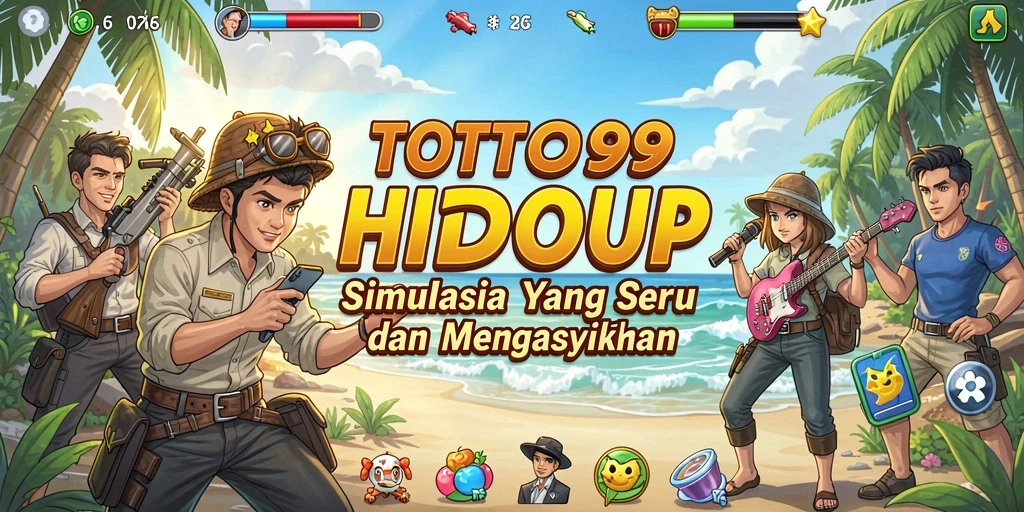 Tampilan gameplay TOTO99 dengan karakter yang sedang berinteraksi.