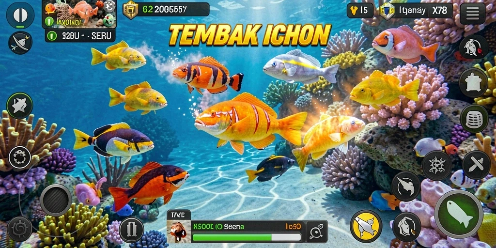 Tangkapan layar menunjukkan gameplay X78 yang seru dan penuh aksi.